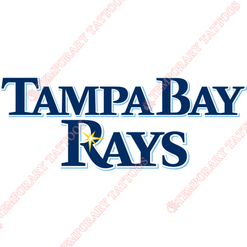 Tampa Bay Rays Customize Temporary Tattoos Stickers NO.1956